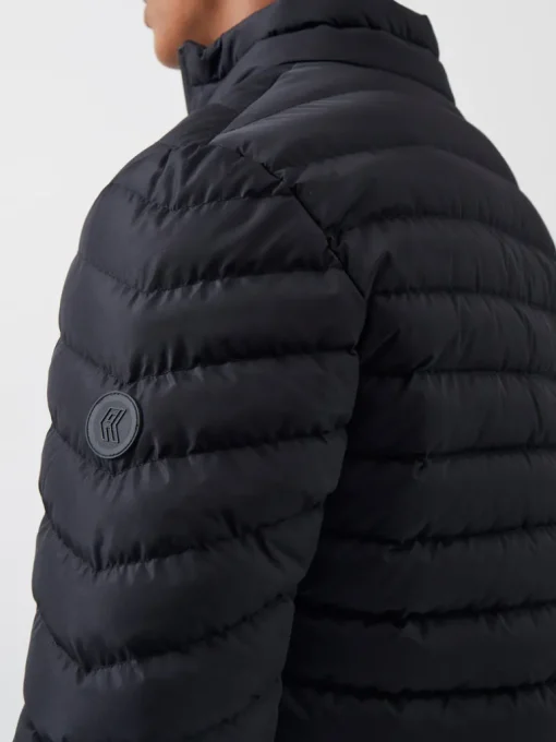 Row Funnel Neck Puffer Jacket