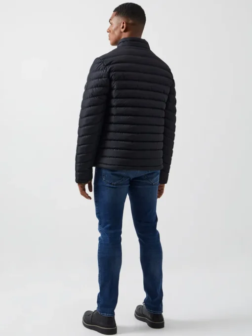 Row Funnel Neck Puffer Jacket