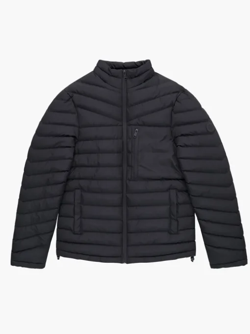 Row Funnel Neck Puffer Jacket