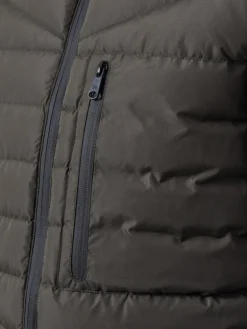 Row Funnel Neck Puffer Jacket