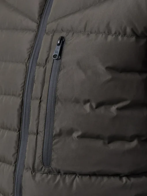 Row Funnel Neck Puffer Jacket