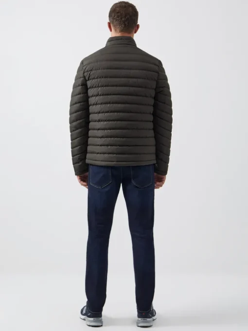 Row Funnel Neck Puffer Jacket