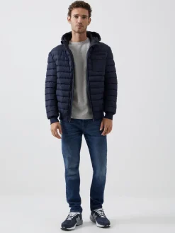 Row Hooded Puffer Jacket