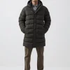 Row Hooded Puffer Parka Coat