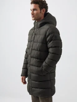 Row Hooded Puffer Parka Coat