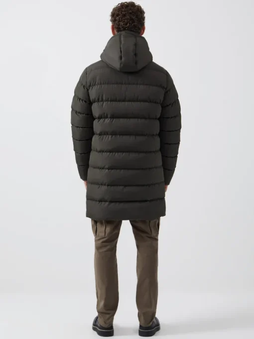 Row Hooded Puffer Parka Coat