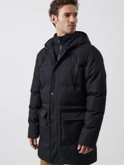 Row Layered Puffer Parka Coat