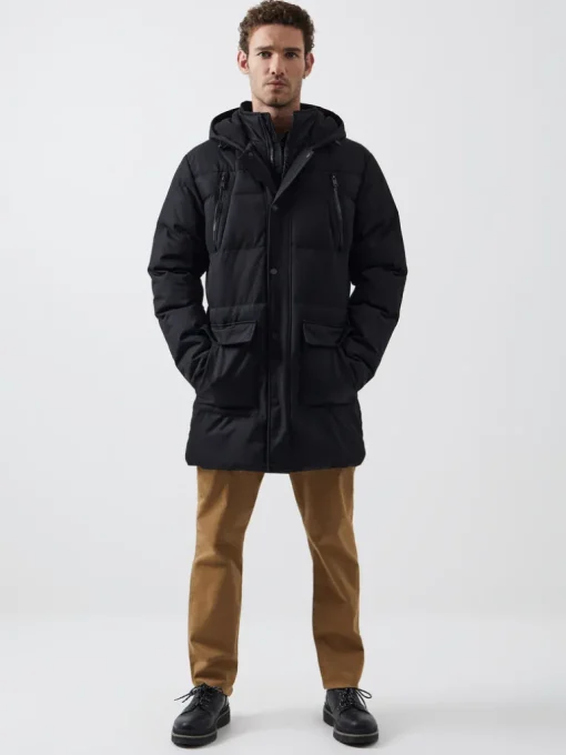 Row Layered Puffer Parka Coat