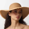 Scalloped Edge Straw Hat
