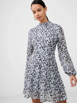 Sheer Georgette Mini Dress