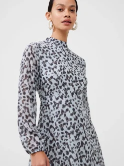 Sheer Georgette Mini Dress