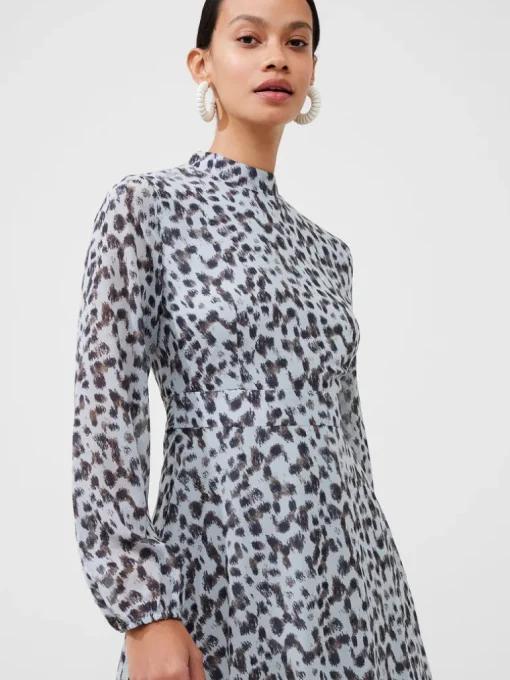 Sheer Georgette Mini Dress
