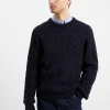 Soft Cable Knit Crew Neck Jumper