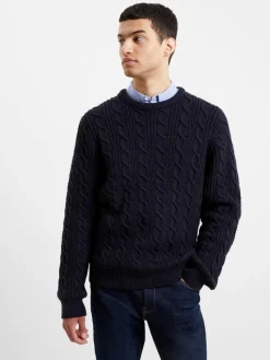 Soft Cable Knit Crew Neck Jumper