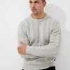 Soft Cable Knit Crew Neck Jumper