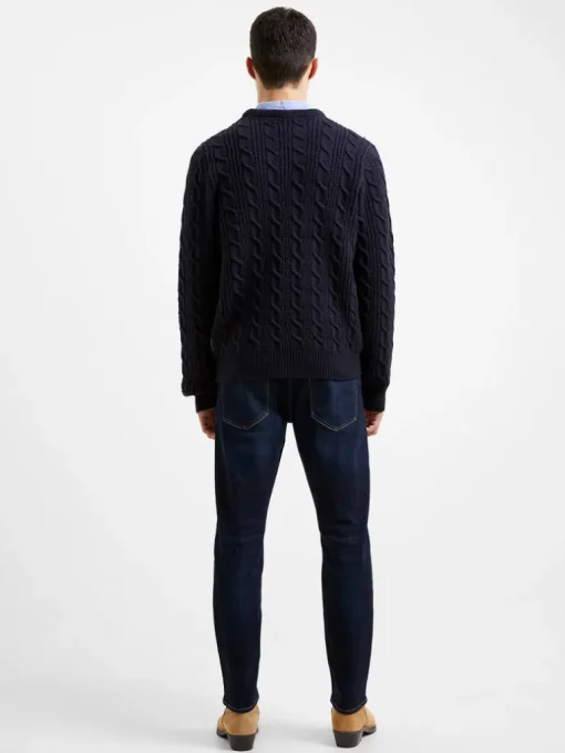 Soft Cable Knit Crew Neck Jumper