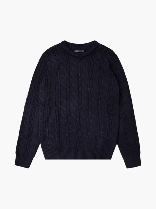 Soft Cable Knit Crew Neck Jumper