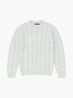 Soft Cable Knit Crew Neck Jumper
