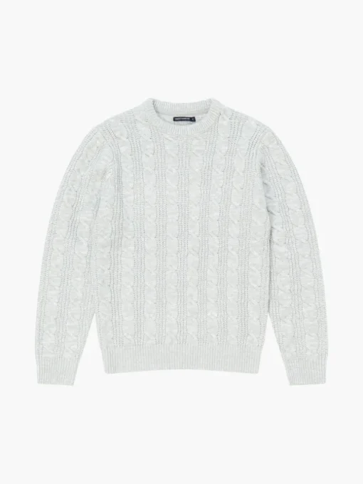 Soft Cable Knit Crew Neck Jumper