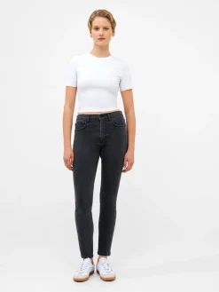 Soft Stretch Denim High Rise Skinny Jeans
