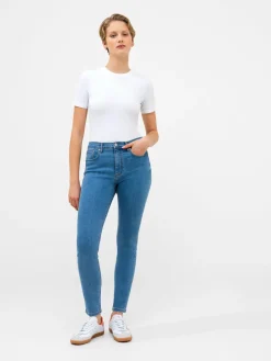 Soft Stretch Denim High Rise Skinny Jeans