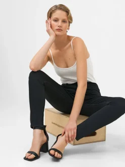 Soft Stretch Denim High Rise Skinny Jeans
