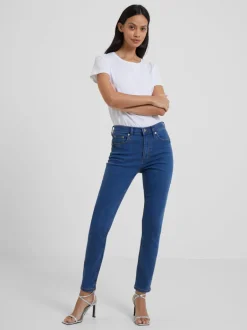 Soft Stretch Denim High Rise Skinny Jeans
