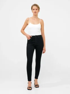 Soft Stretch Denim High Rise Skinny Jeans