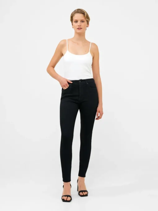 Soft Stretch Denim High Rise Skinny Jeans