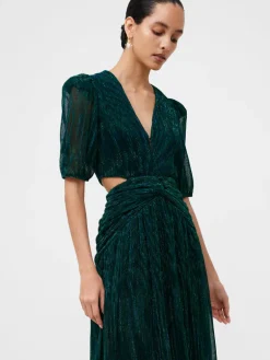 Sparkle Cut Out Maxi Dress