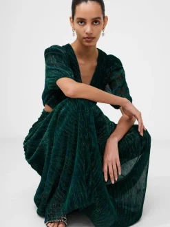 Sparkle Cut Out Maxi Dress