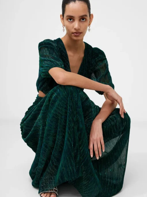 Sparkle Cut Out Maxi Dress