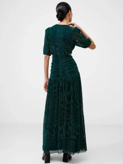 Sparkle Cut Out Maxi Dress