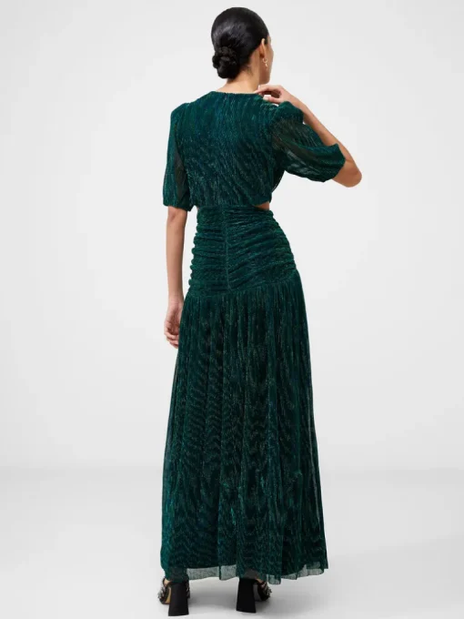 Sparkle Cut Out Maxi Dress