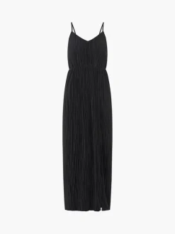 Strappy Plisse Jersey Maxi Dress
