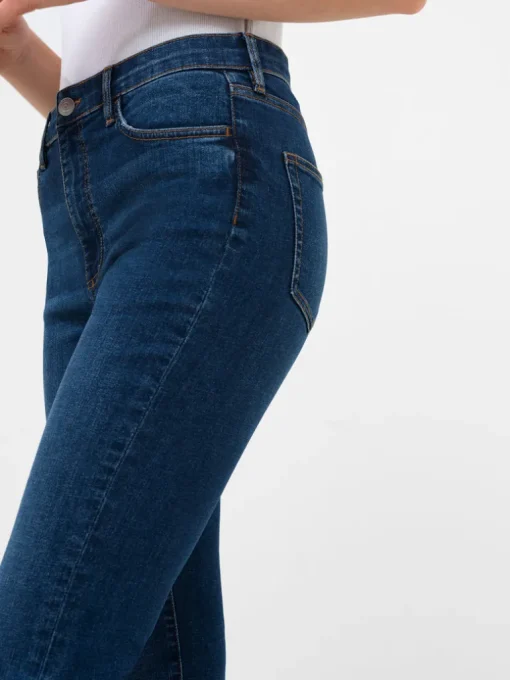 Stretch Denim Bootcut Ankle Length Jeans