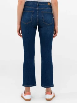 Stretch Denim Bootcut Ankle Length Jeans