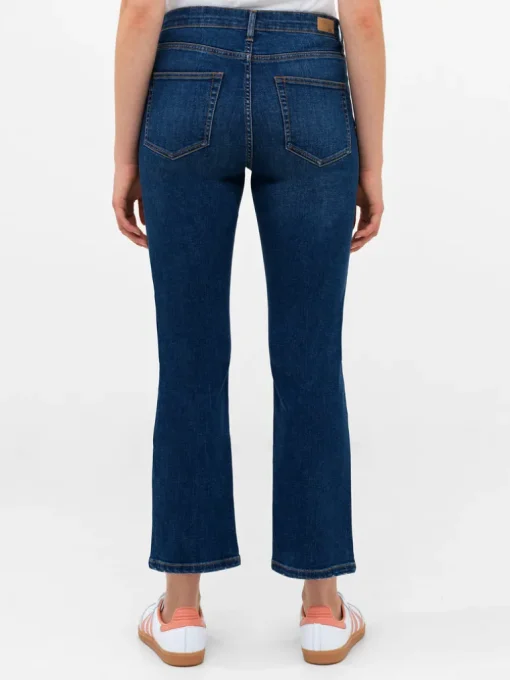Stretch Denim Bootcut Ankle Length Jeans