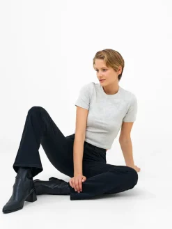 Stretch Denim Bootcut Full Length Jeans