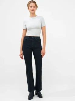 Stretch Denim Bootcut Full Length Jeans