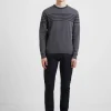 Stripe Crew Neck Sweatshirt