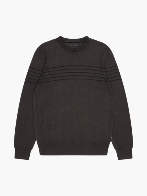 Stripe Crew Neck Sweatshirt