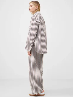 Stripe Poplin Popover Shirt