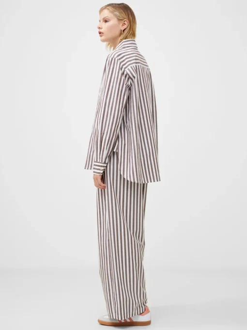 Stripe Poplin Popover Shirt