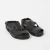 S+W x Branca Asymmetric Footbed Sandals