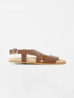 S+W x Branca Asymmetric Footbed Sandals