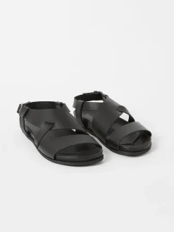 S+W x Branca Asymmetric Footbed Sandals