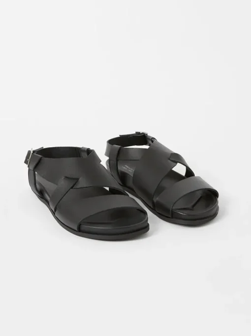 S+W x Branca Asymmetric Footbed Sandals