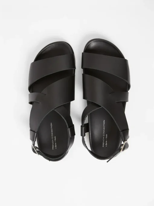 S+W x Branca Asymmetric Footbed Sandals