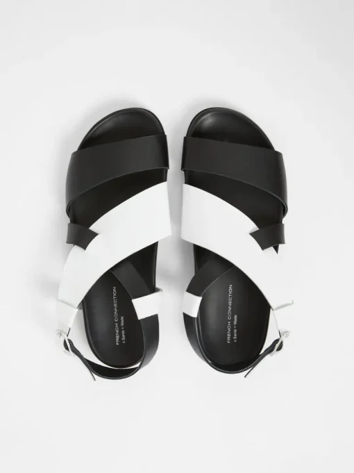 S+W x Branca Asymmetric Footbed Sandals